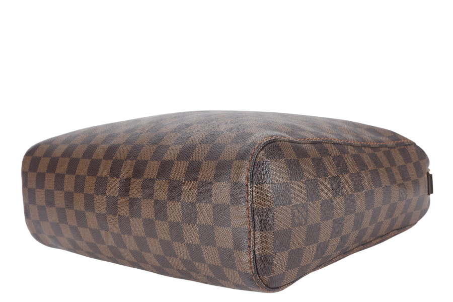LOUIS VUITTON PORTOBELLO PM ( ) DAMIER EBENE CANVAS HOBO BAG GOLD HARDWARE NO DUST COVER