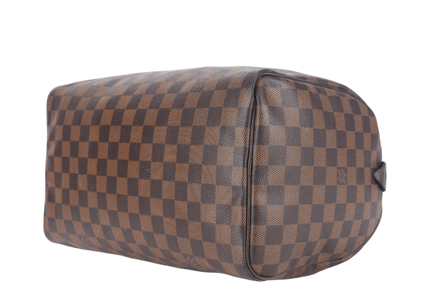 LOUIS VUITTON ( ) DAMIER EBENE CANVAS GOLD HARDWARE WITH KEYS&LOCK AND DUST COVER Handbag