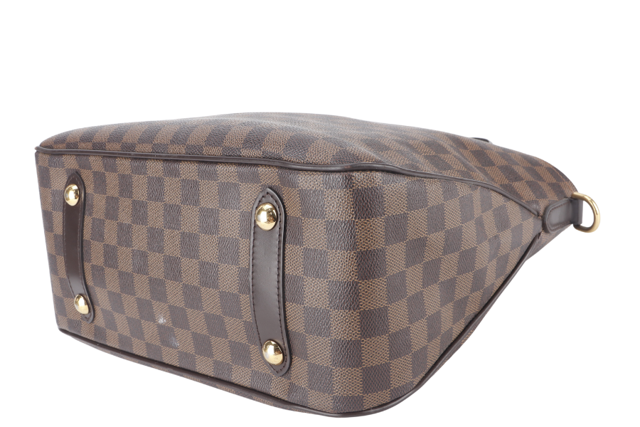 LOUIS VUITTON ROSEBERY CABAS ( ) DAMIER EBENE CANVAS GOLD HARDWARE WITH DUST COVER AND STRAPS Handbag