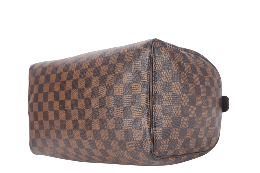 LOUIS VUITTON ( ) DAMIER EBENE CANVAS GOLD HARDWARE WITH KEYS&LOCK AND DUST COVER Handbag