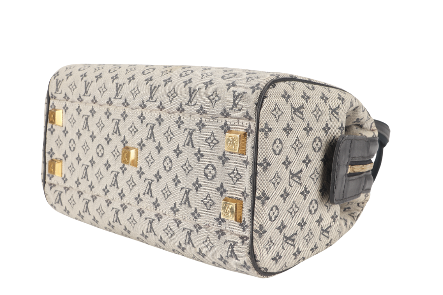 LOUIS VUITTON JOSEPHINE PM BLUE MINI LIN NO DUST COVER Handbag