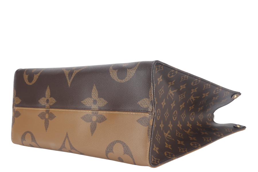 LOUIS VUITTON ONTHEGO GM ( ) MONOGRAM GIANT CANVAS GOLD HARDWARE WITH DUST COVER AND BOX Tote