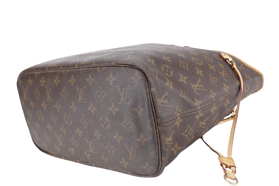 LOUIS VUITTON NEVERFULL MONOGRAM CANVAS GOLD HARDWARE NO DUST COVER Tote