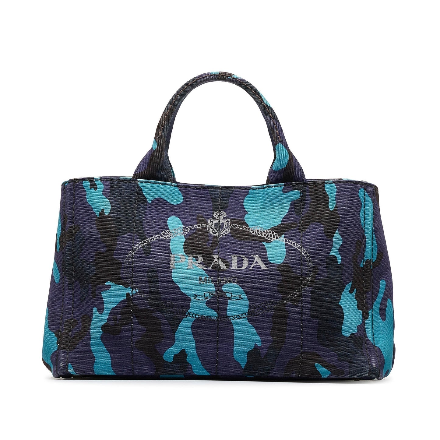 Prada Canapa Camouflage Tote Bag