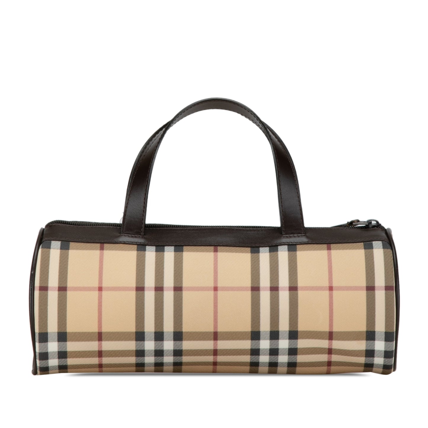 Burberry Ho Check Barrell HandBag