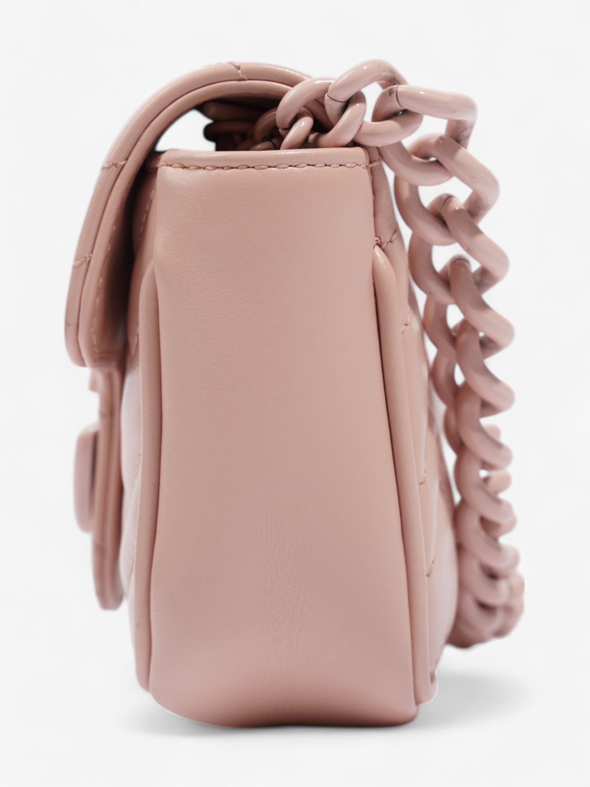 Gucci GG Marmont Belt Bag Baby Pink Matelasse Leather