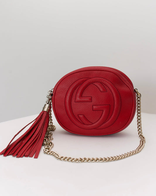 Gucci Lou Leather Mini Shoulder Bag