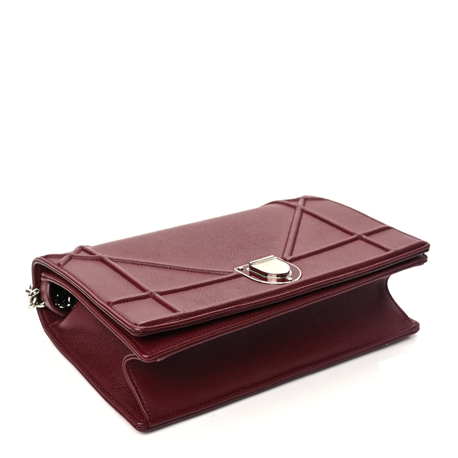 Christian Dior Grained Calfskin Medium Diorama Flap Bag