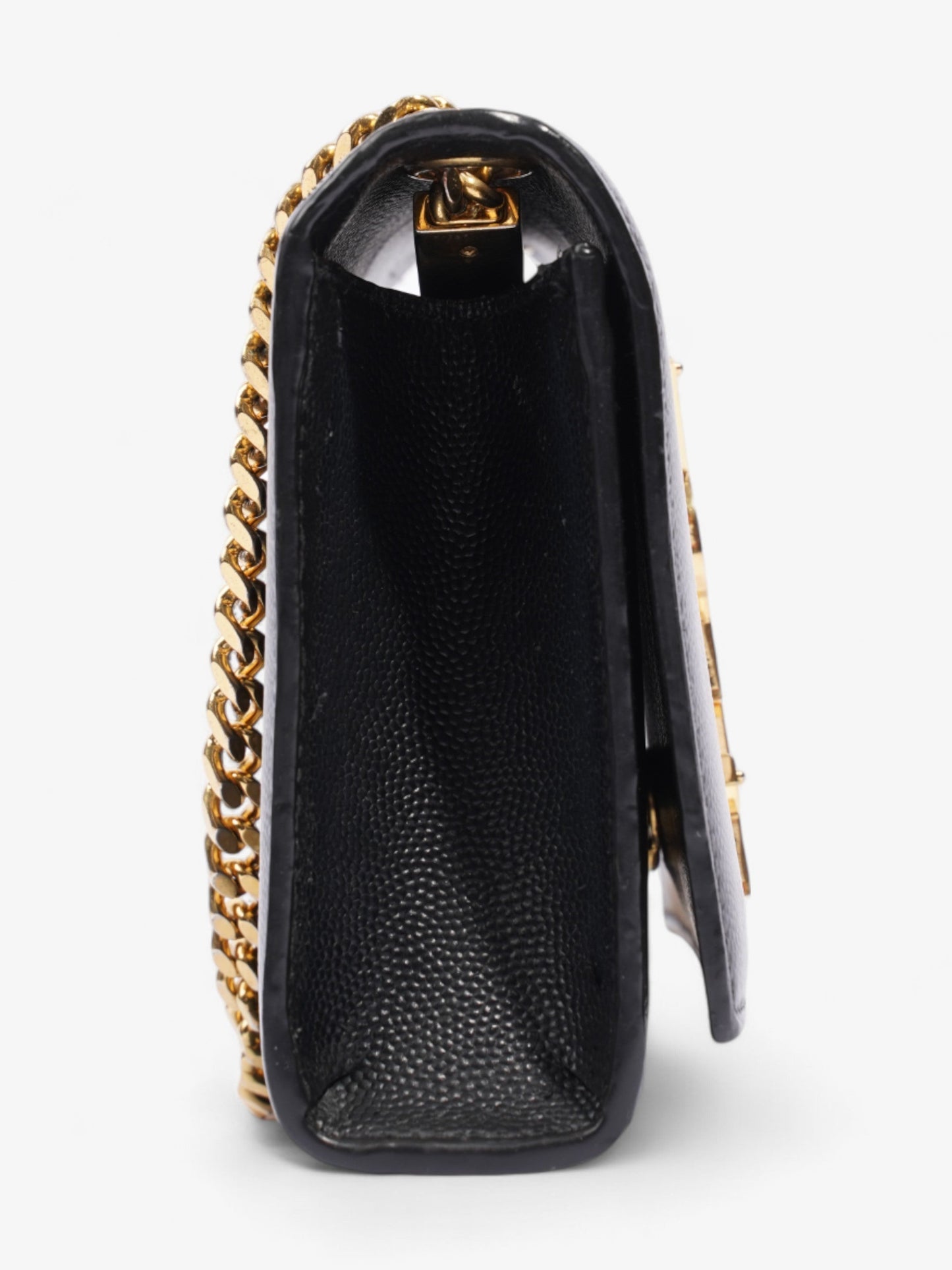 Saint Laurent Kate Black Grained Leather Small