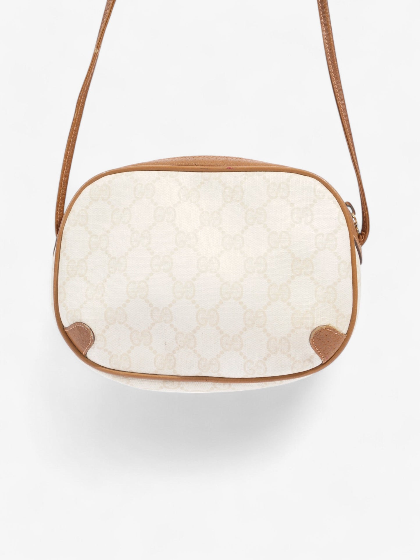 Gucci GG Camera Bag Tan / Cream Coated Canvas