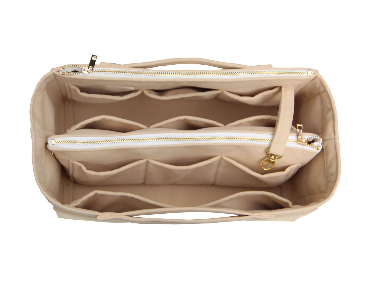 [Fendi Peekaboo X-Lite Medium] Velvet Bag Organizer - Customized Purse Insert, Tote Liner Protector, Handbag Organizer (Type Q)