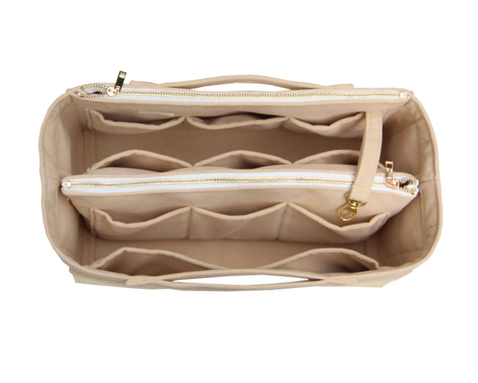 [Fendi Peekaboo X-Lite Medium] Velvet Bag Organizer - Customized Purse Insert, Tote Liner Protector, Handbag Organizer (Type Q)