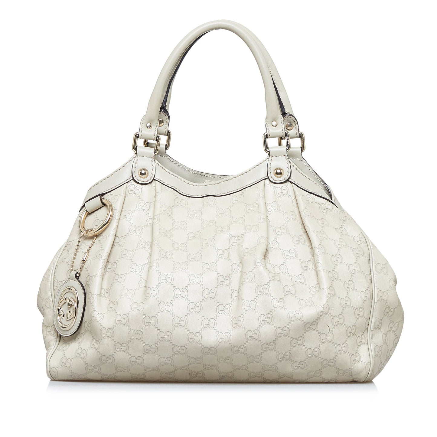 Gucci Guccissima Brown Leather Tote Style 7