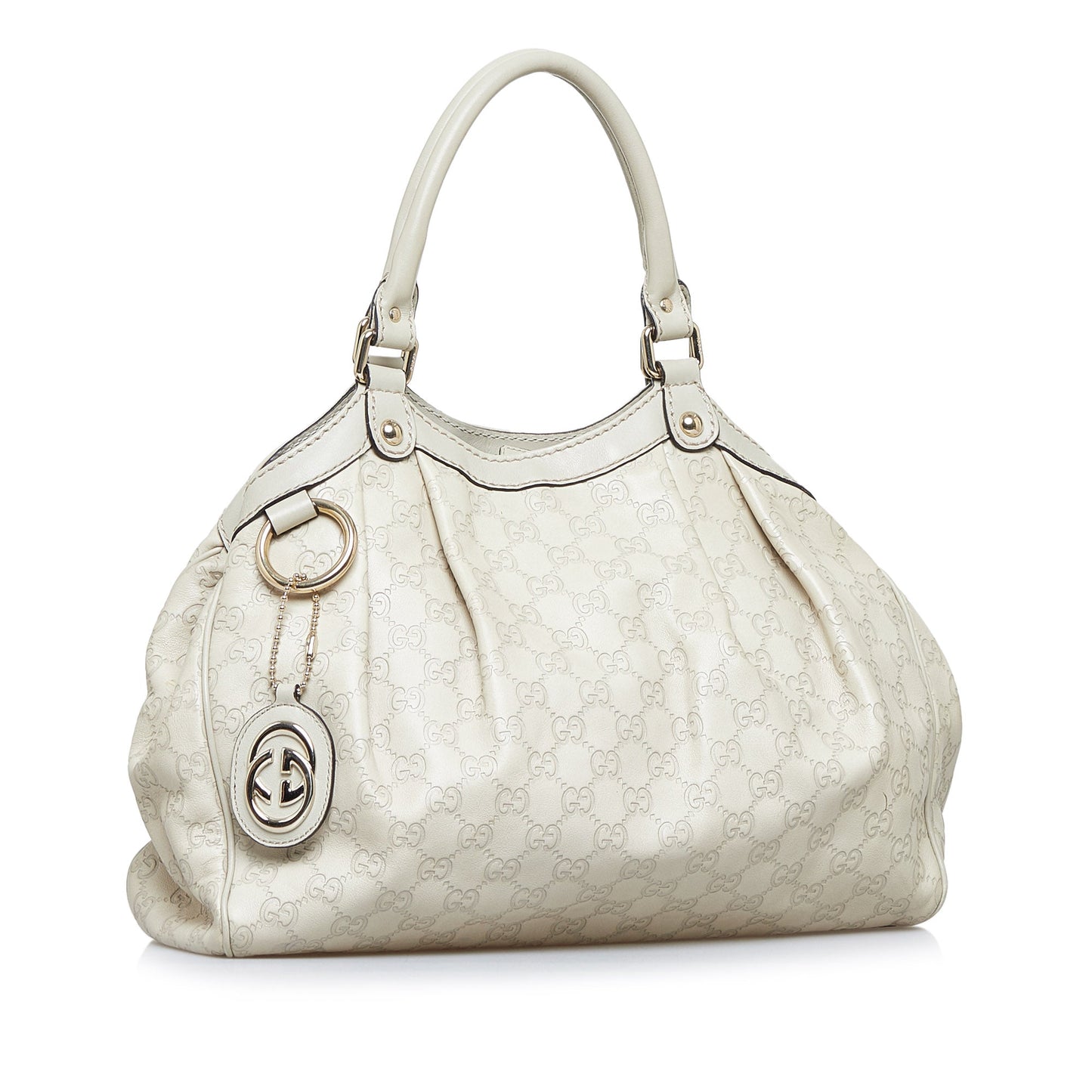 Gucci Guccissima Brown Leather Tote Style 7
