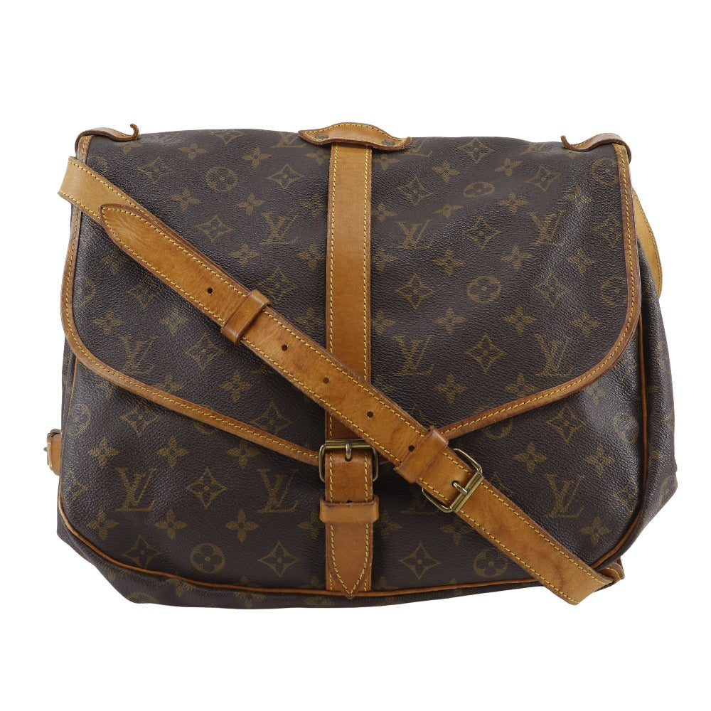 LOUIS VUITTON Shoulder Bag Monogram canvas Brown Samuel 35