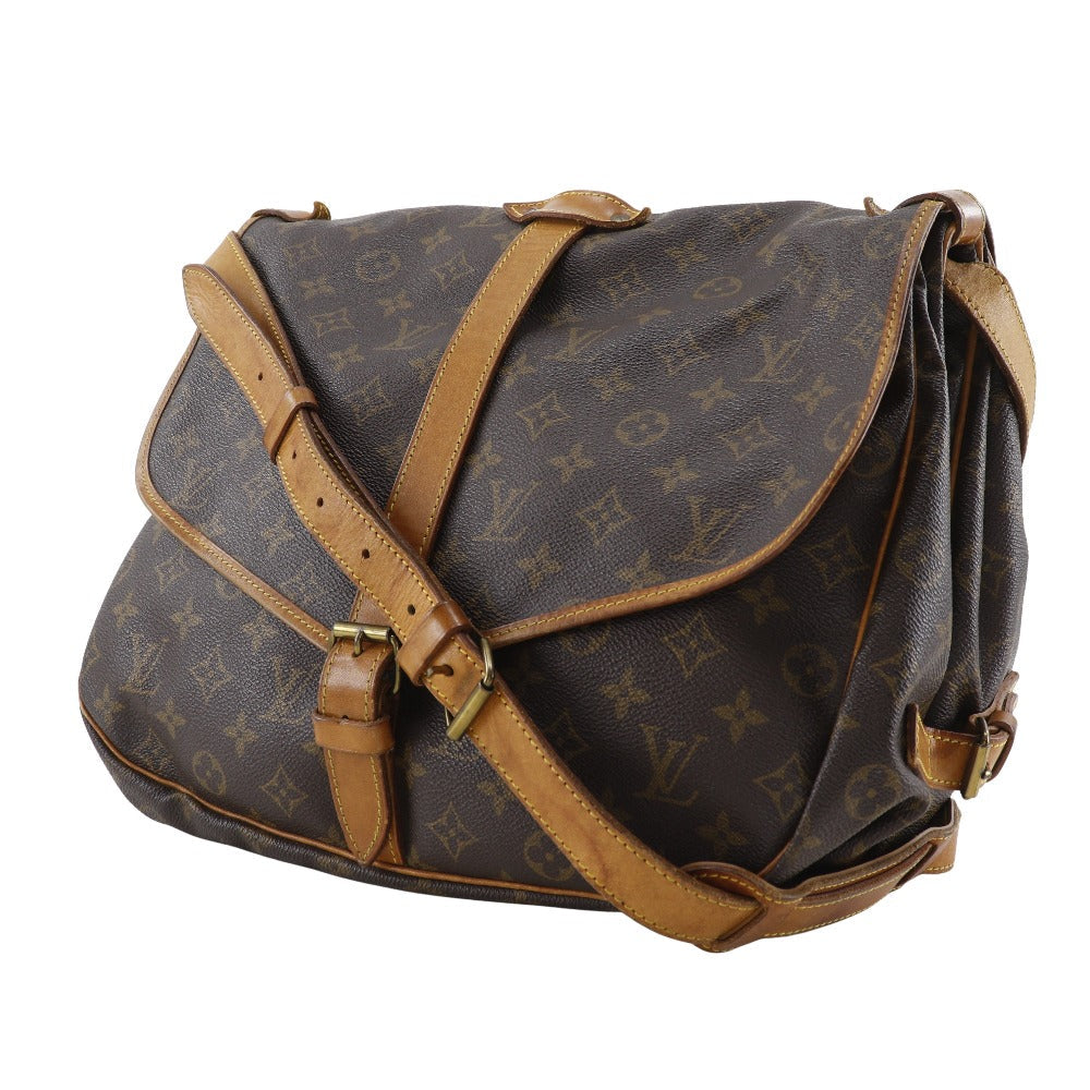 LOUIS VUITTON Shoulder Bag Monogram canvas Brown Samuel 35