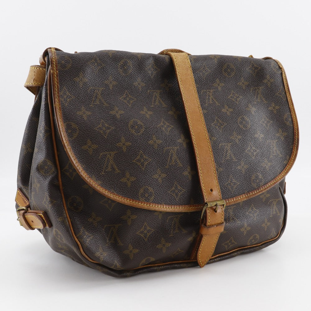 LOUIS VUITTON Shoulder Bag Monogram canvas Brown Samuel 35