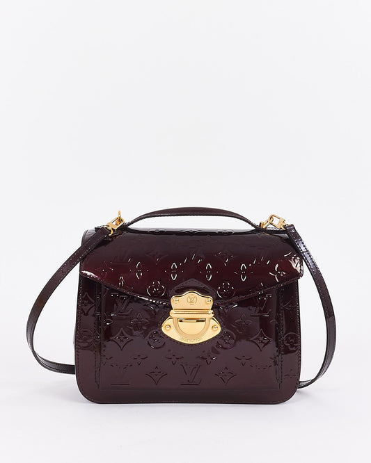 Louis Vuitton Amarante Vernis Monogram Mirada Bag