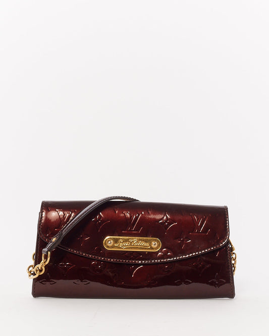 Louis Vuitton Amarante Monogram Vernis Sunset Boulevard Bag