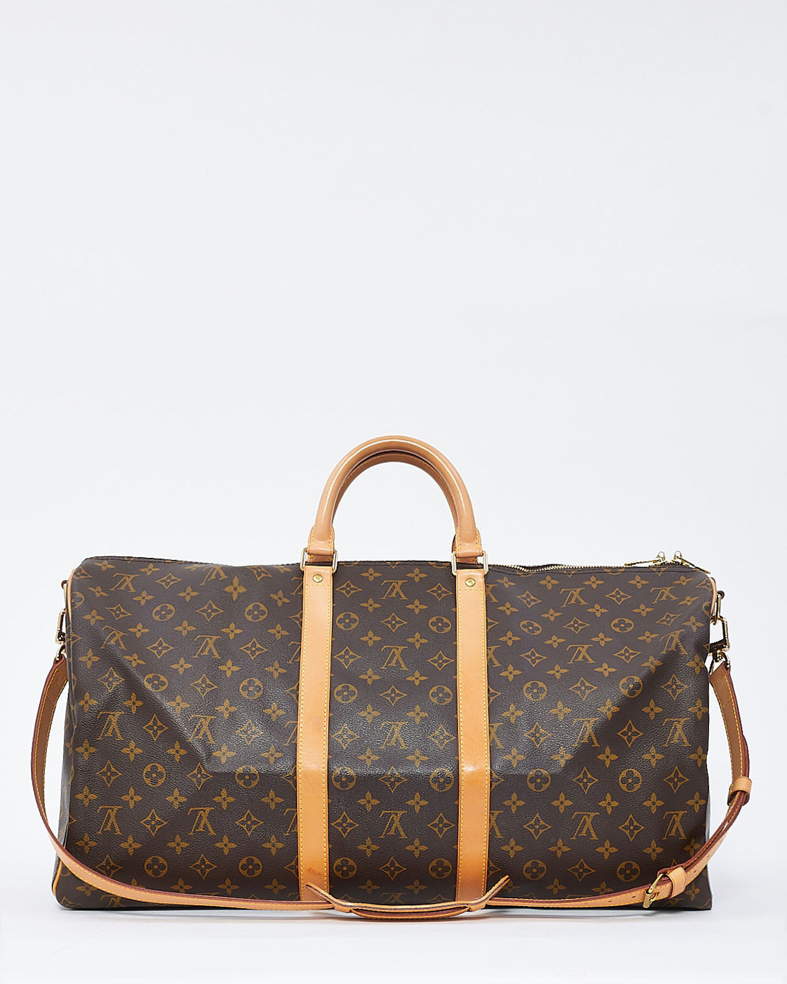Louis Vuitton Monogram Canvas Keepall Bandoulière 55 Bag