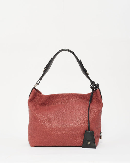 Louis Vuitton Burnt Rosewood Antheia Hobo Pm Bag