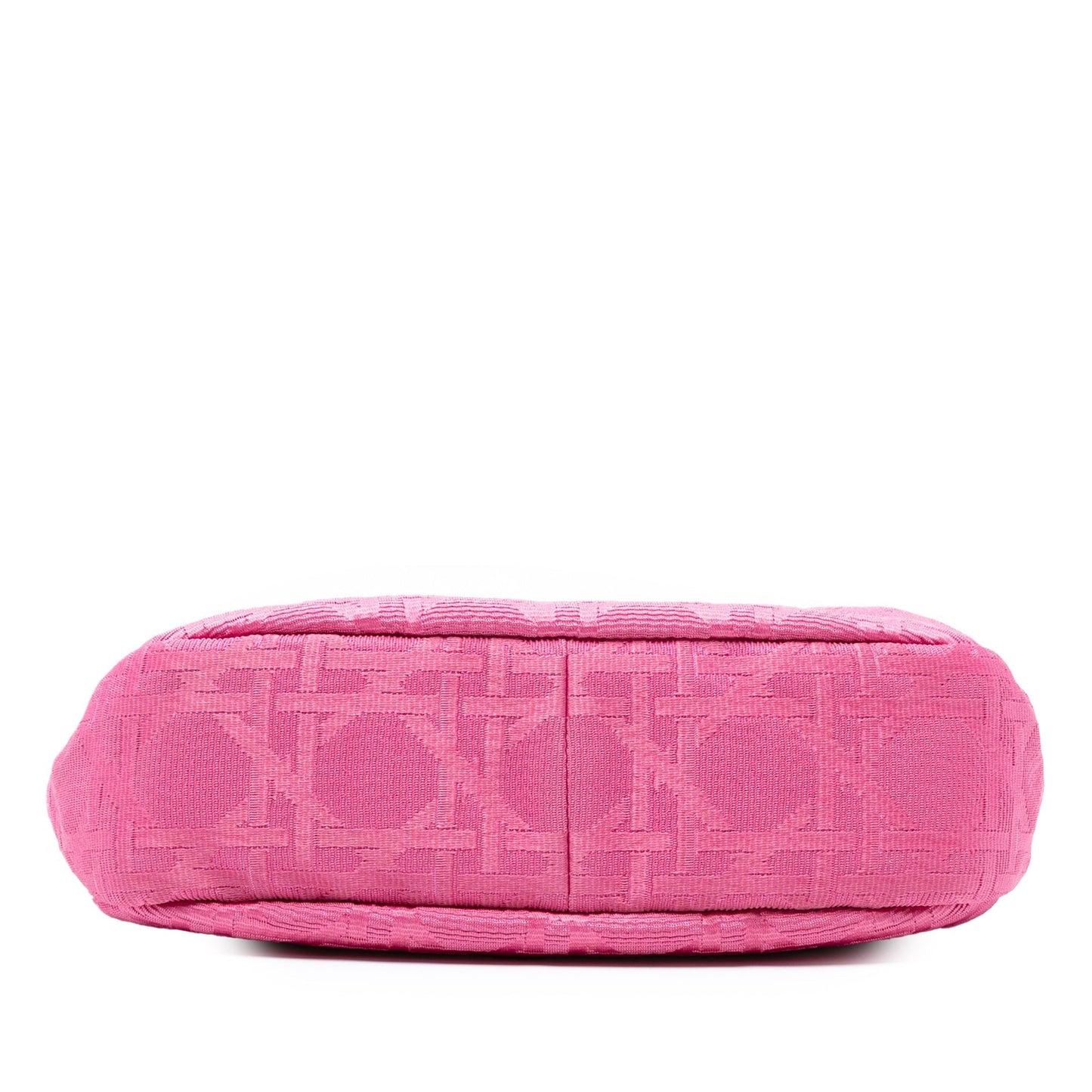 Pink Dior Canvas Cannage Hobo Bag