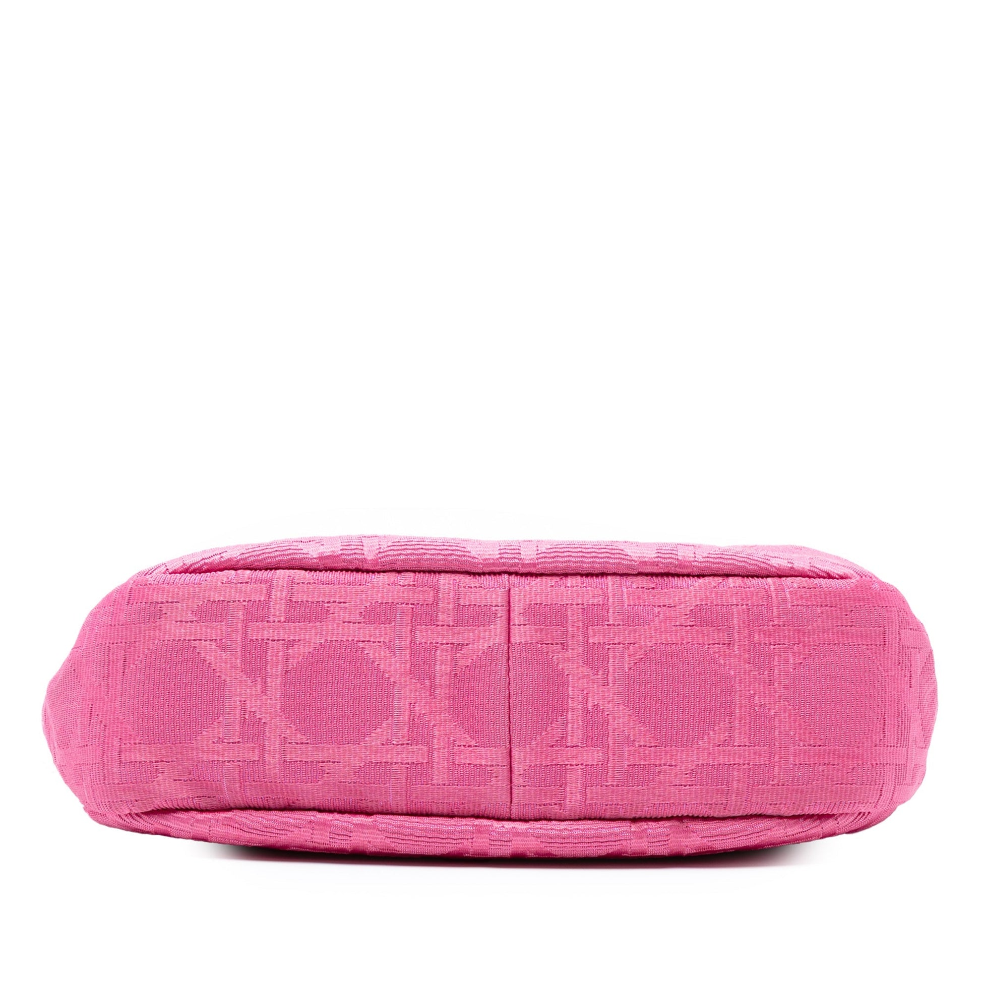 Pink Dior Canvas Cannage Hobo Bag