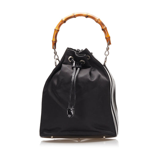Gucci Nylon Top Handle Handbag