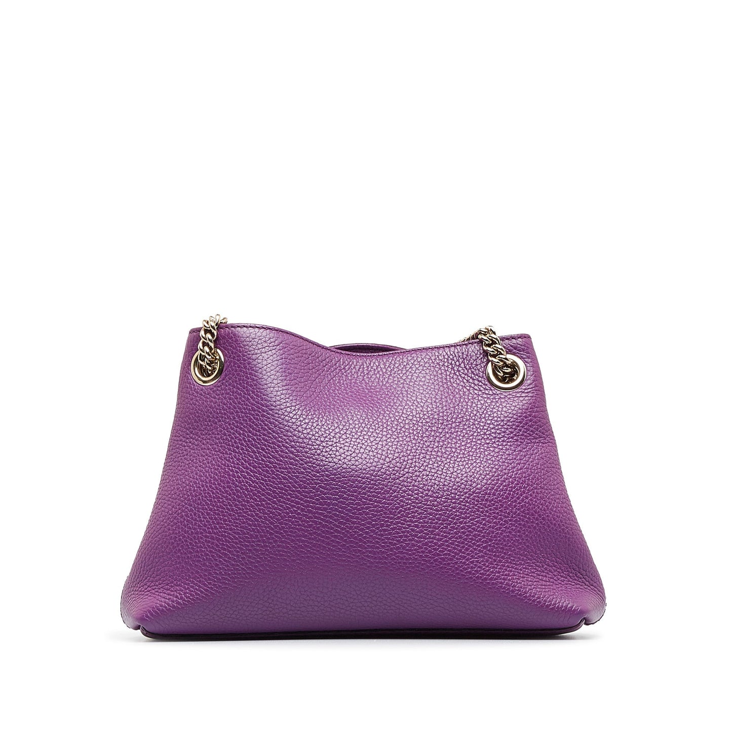 Gucci Soho Purple Leather Chain Tote Style 2