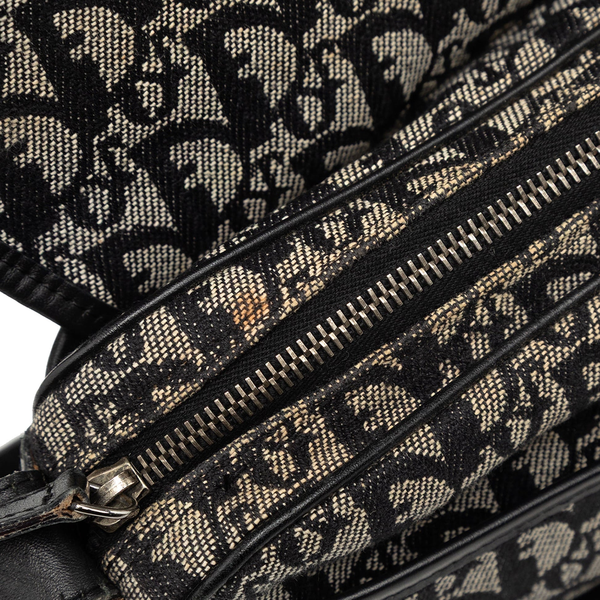 Black Dior Diorissimo Trotter Canvas Crossbody