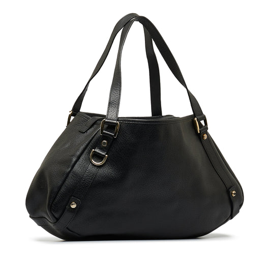 Gucci Abbey Black Leather Tote Style 1