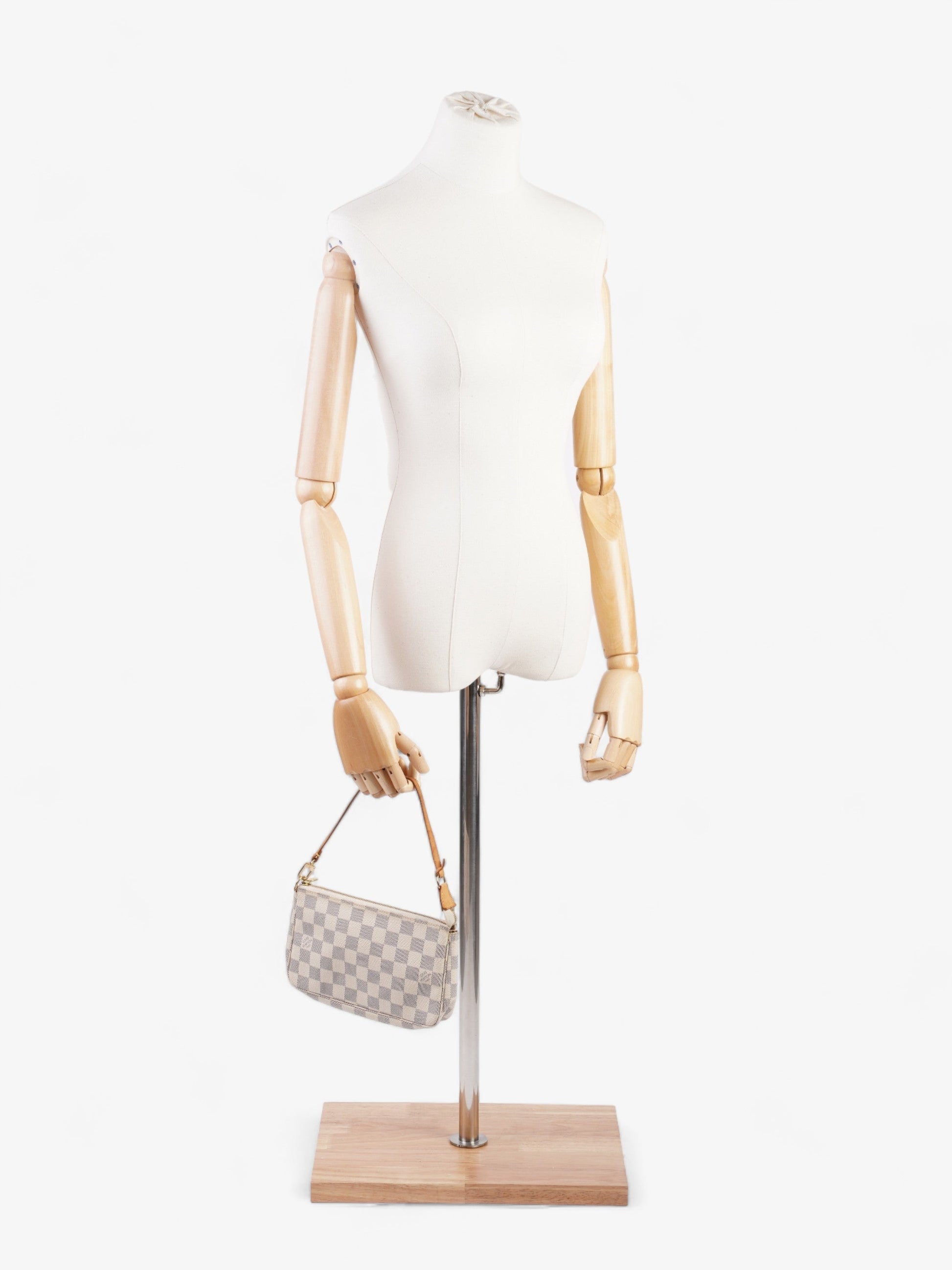 Louis Vuitton Pochette Accessoires Damier Azur Coated Canvas