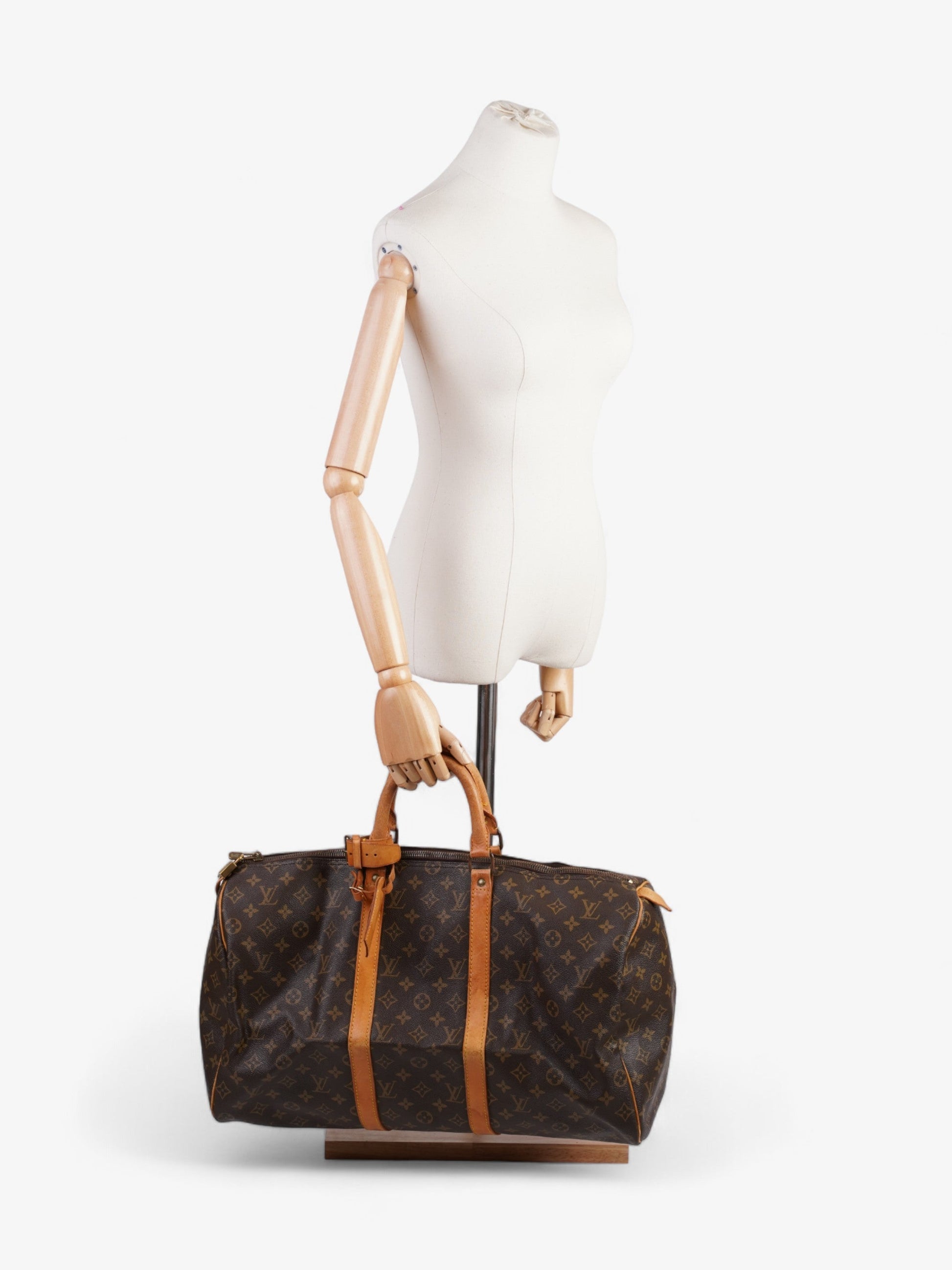  Louis Vuitton Keepall 50 Monogram Coated Canvas