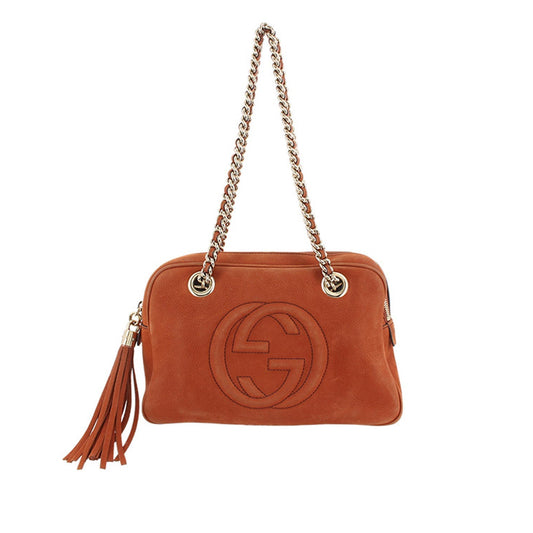 Gucci Chain Leather Shoulder Bag