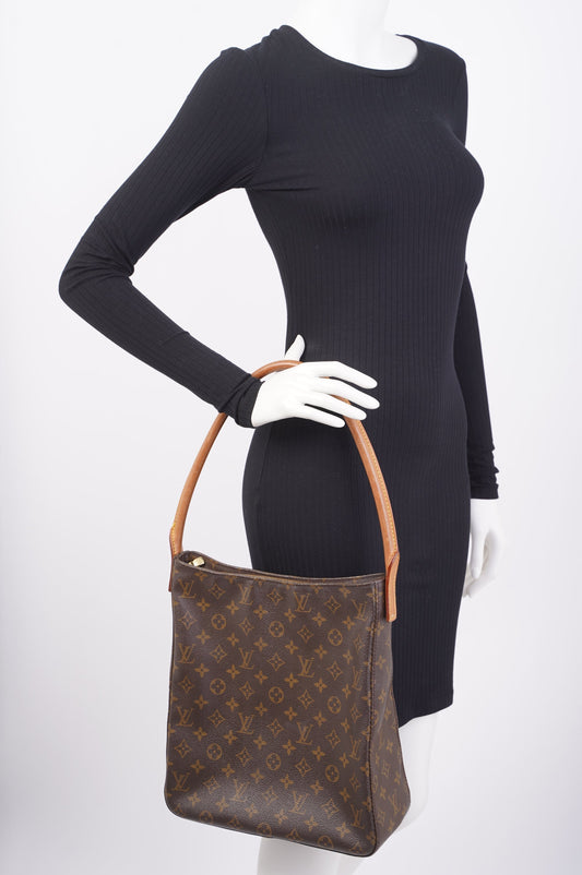Louis Vuitton Looping Shoulder Bag Monogram Canvas GM