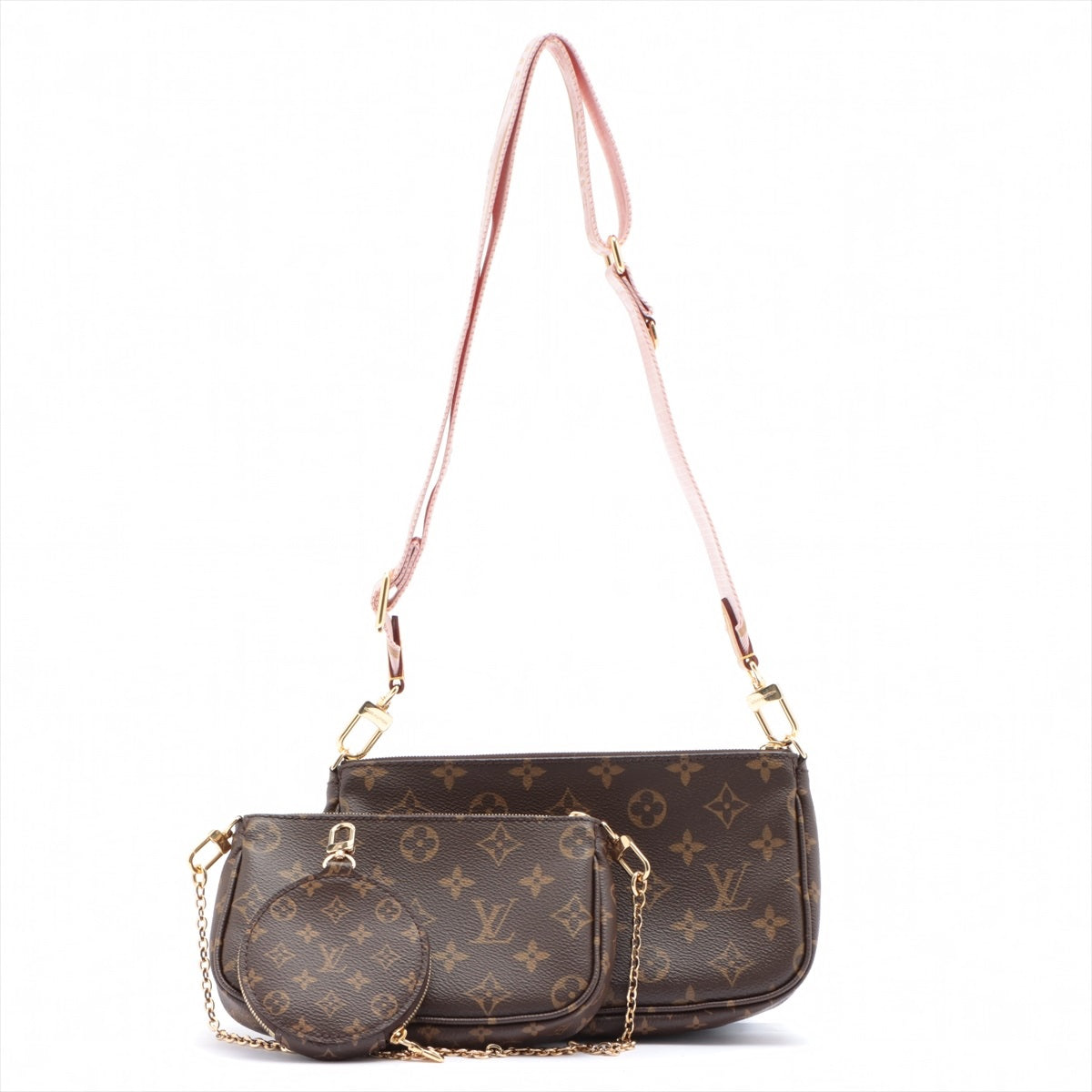 Louis Vuitton Rose Clair Monogram Canvas Multi Pochette 5