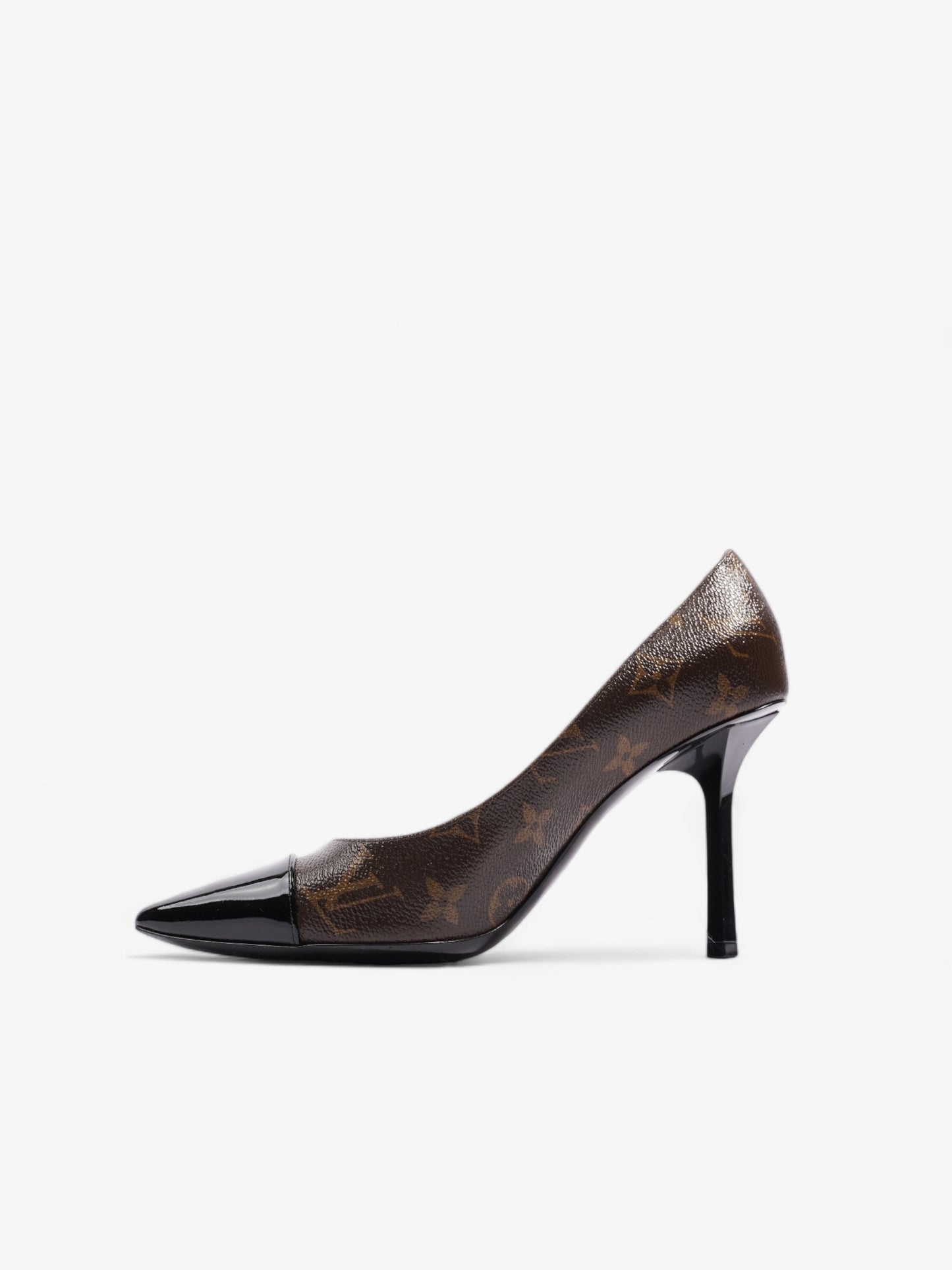 Louis Vuitton Monogram Fetish Heels 90 Brown Monogram / Black Leather EU 36.5 UK 3.5