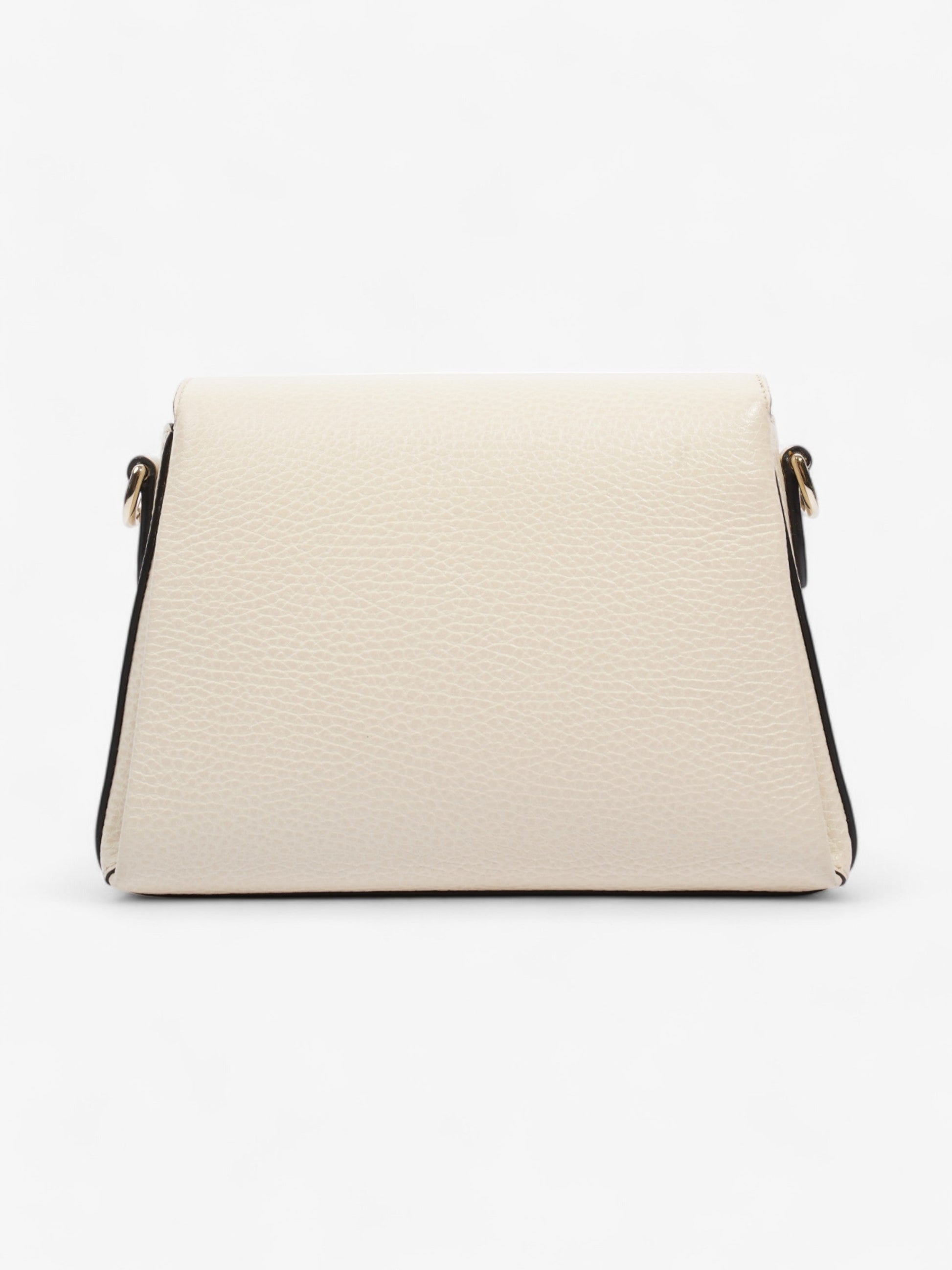 Gucci Interlocking G Dollar Bag Ivory Calfskin Leather Small
