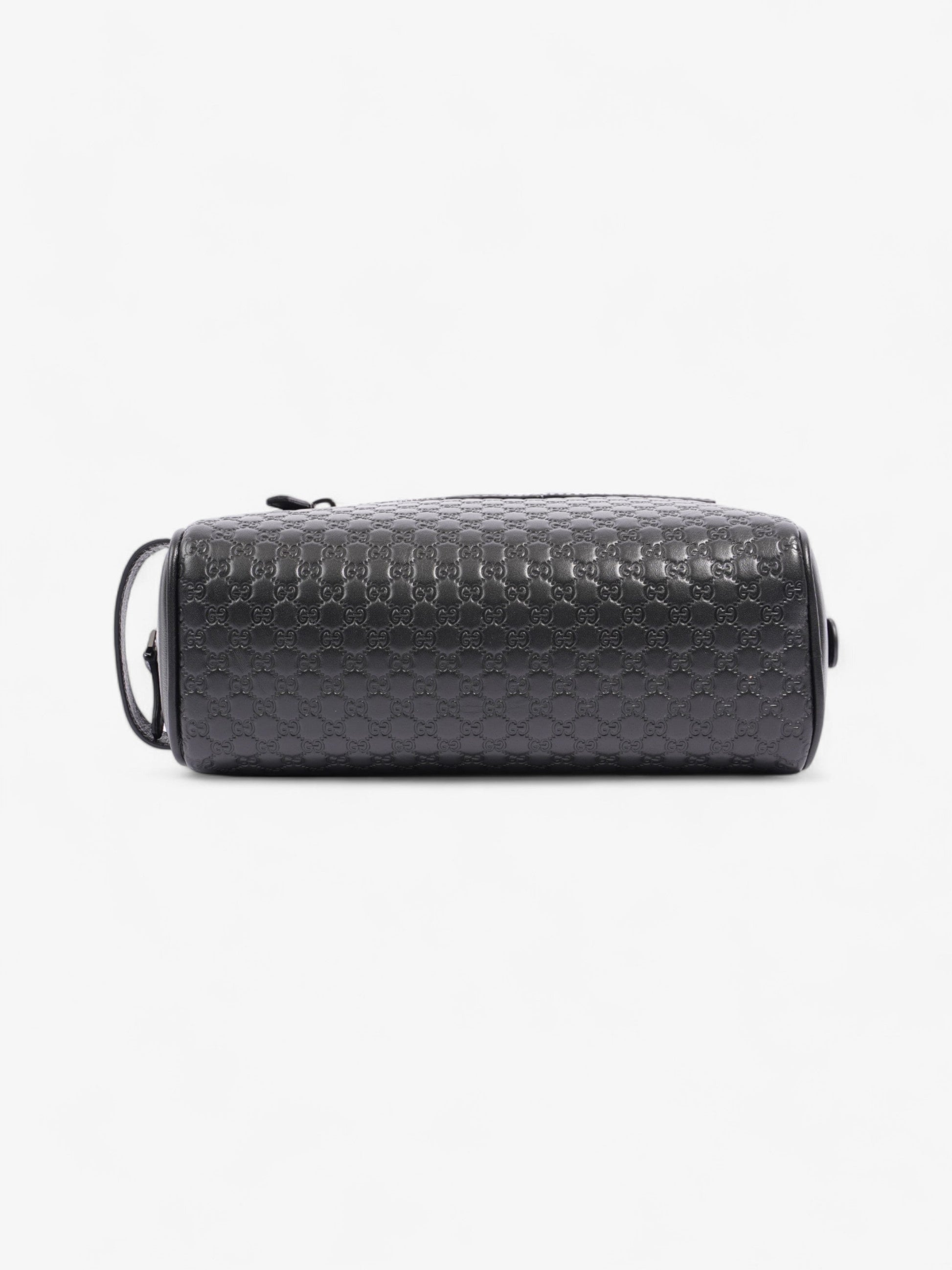 Gucci GG Wash Bag GG Supreme / Black Leather