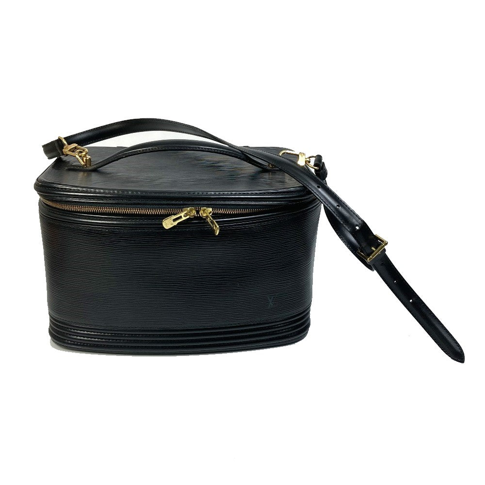 LOUIS VUITTON Shoulder Bag Epi Leather black Epi Nice