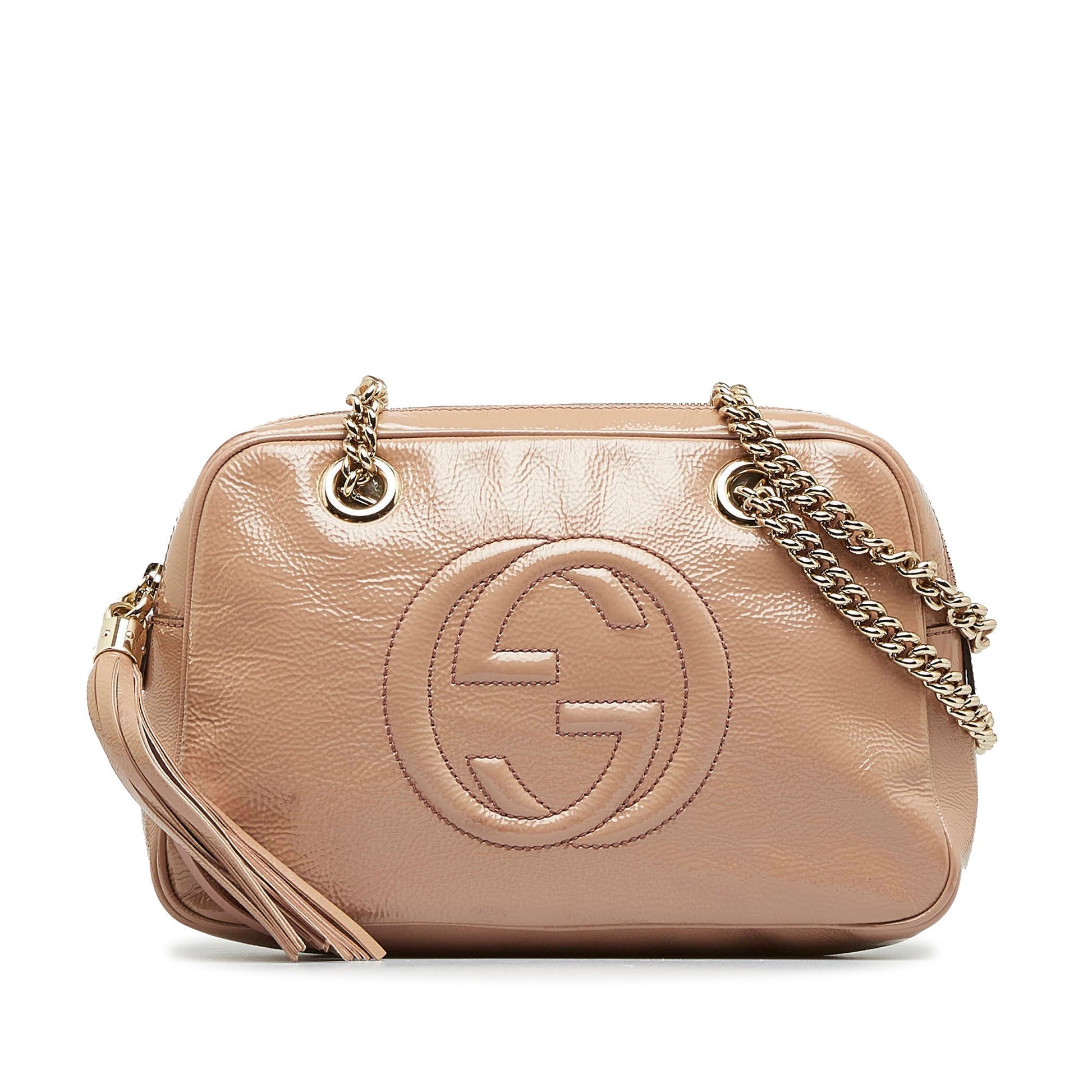Gucci Chain Leather Shoulder Bag