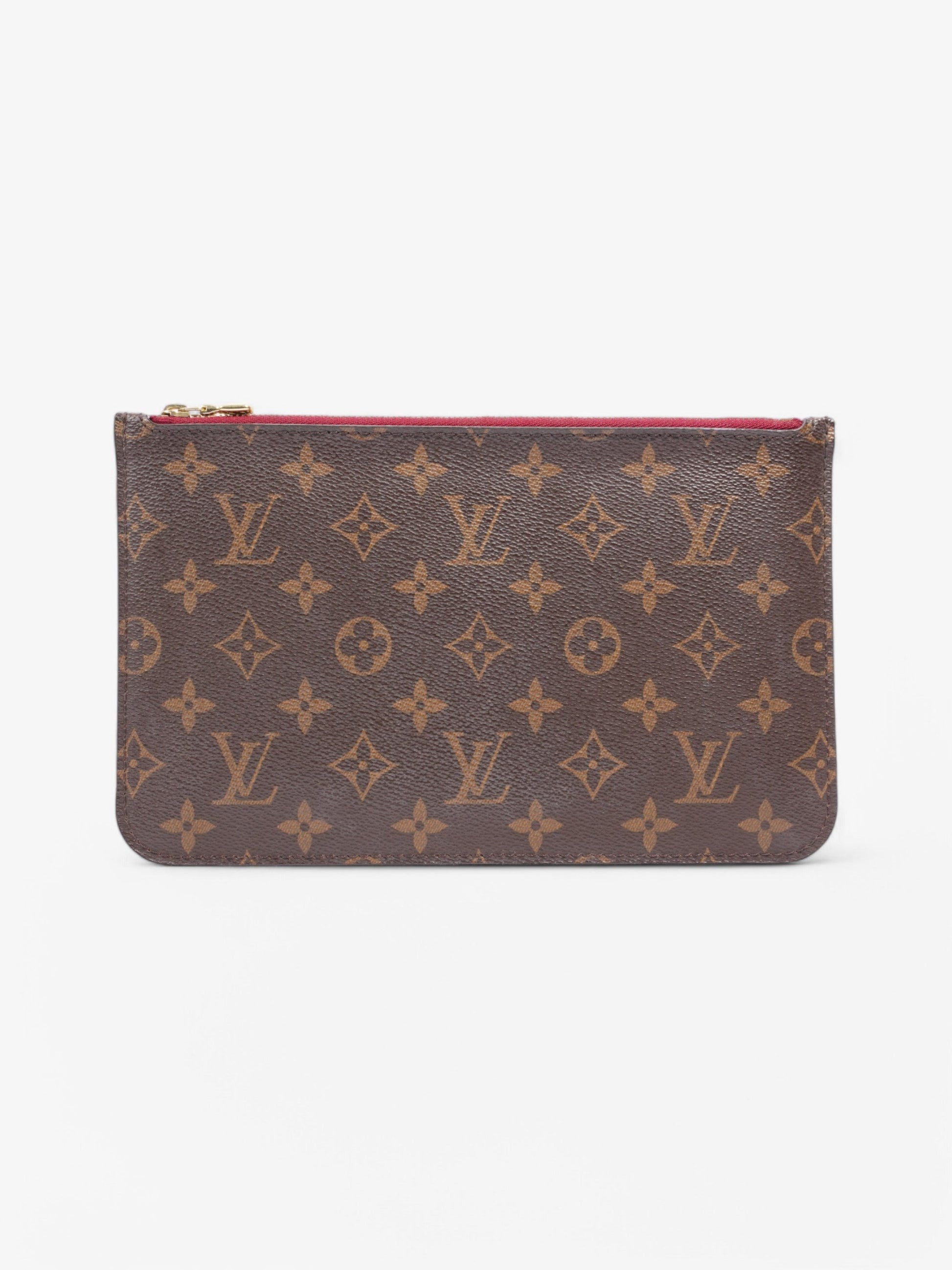 Louis Vuitton Neverfull Clutch Monogram Coated Canvas