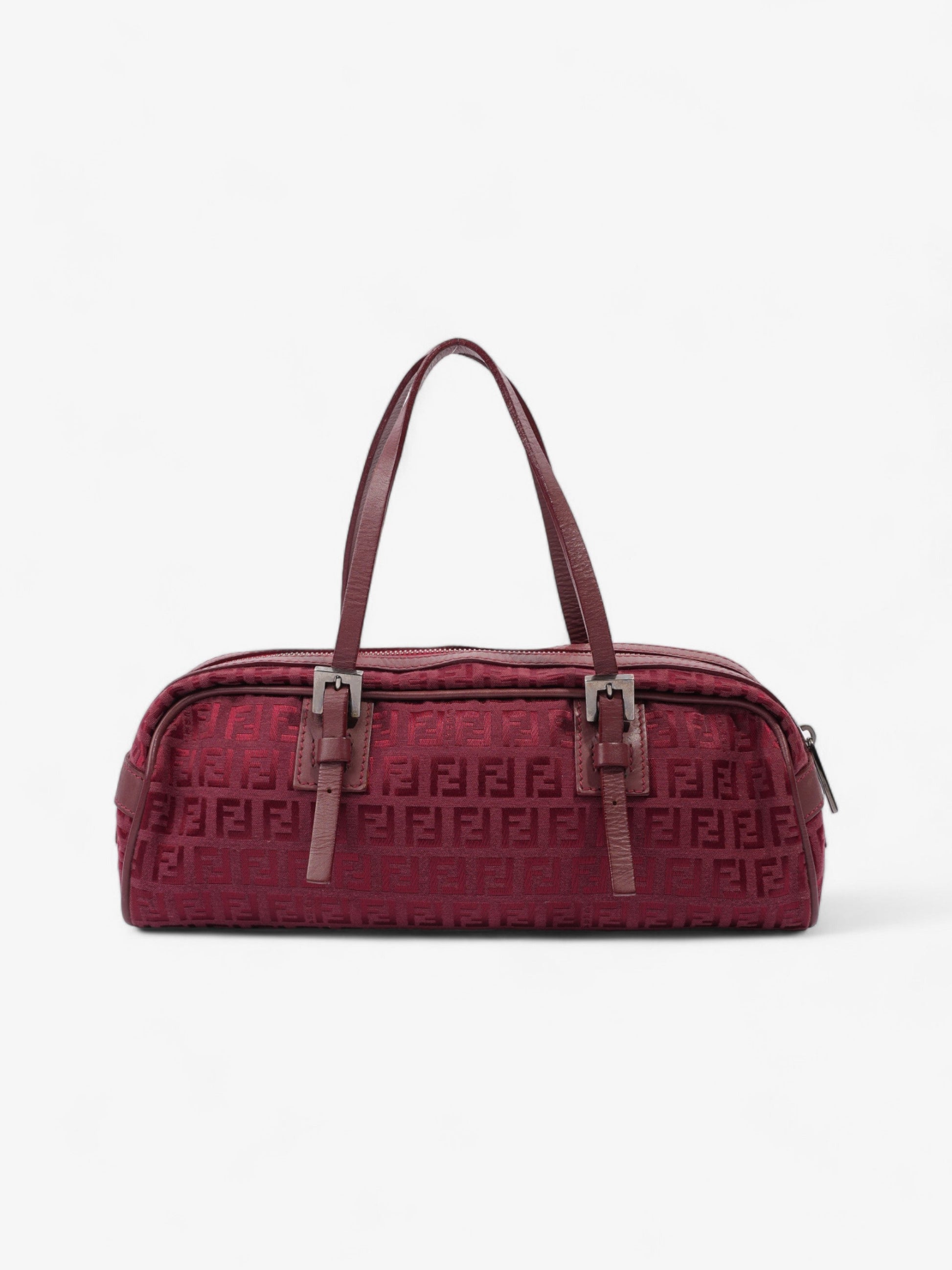 Fendi Zucchino Red Canvas