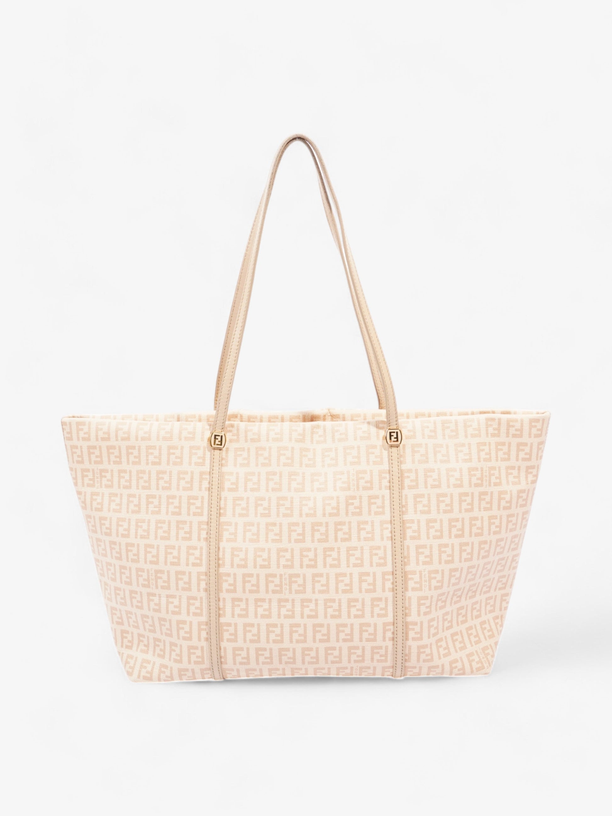 Fendi Zucca Tote Bag Tobacco / Black Canvas