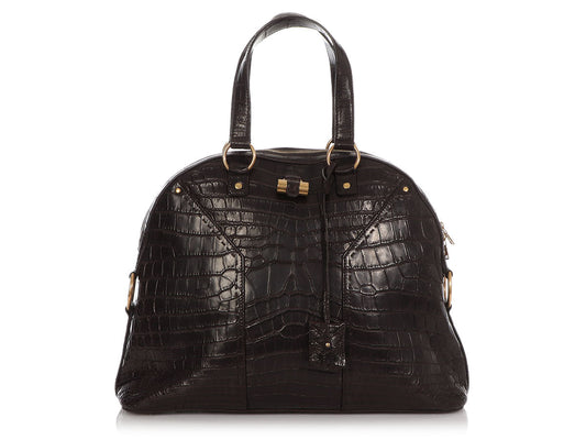 Saint Laurent Brown Alligator M