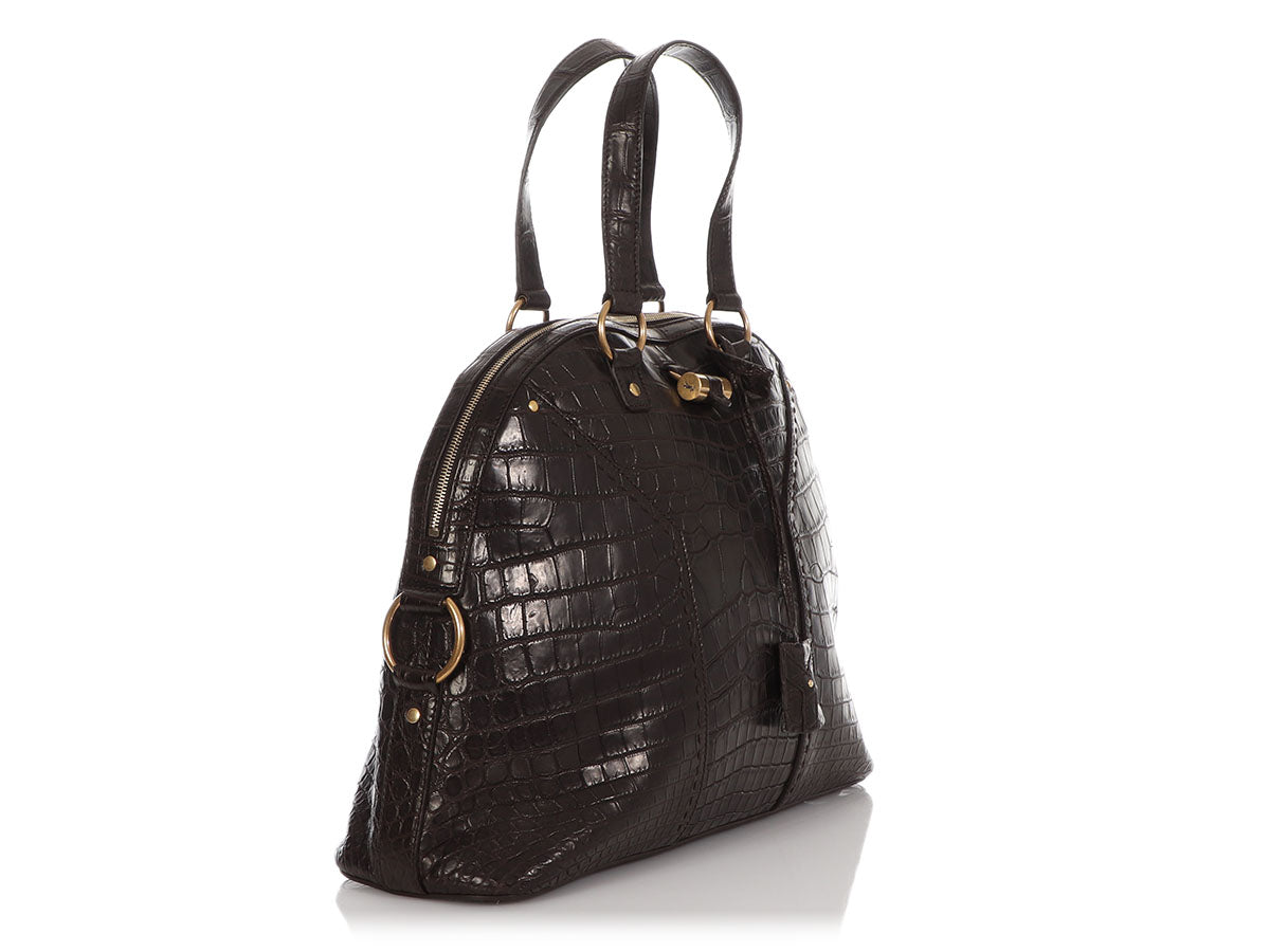 Saint Laurent Brown Alligator M