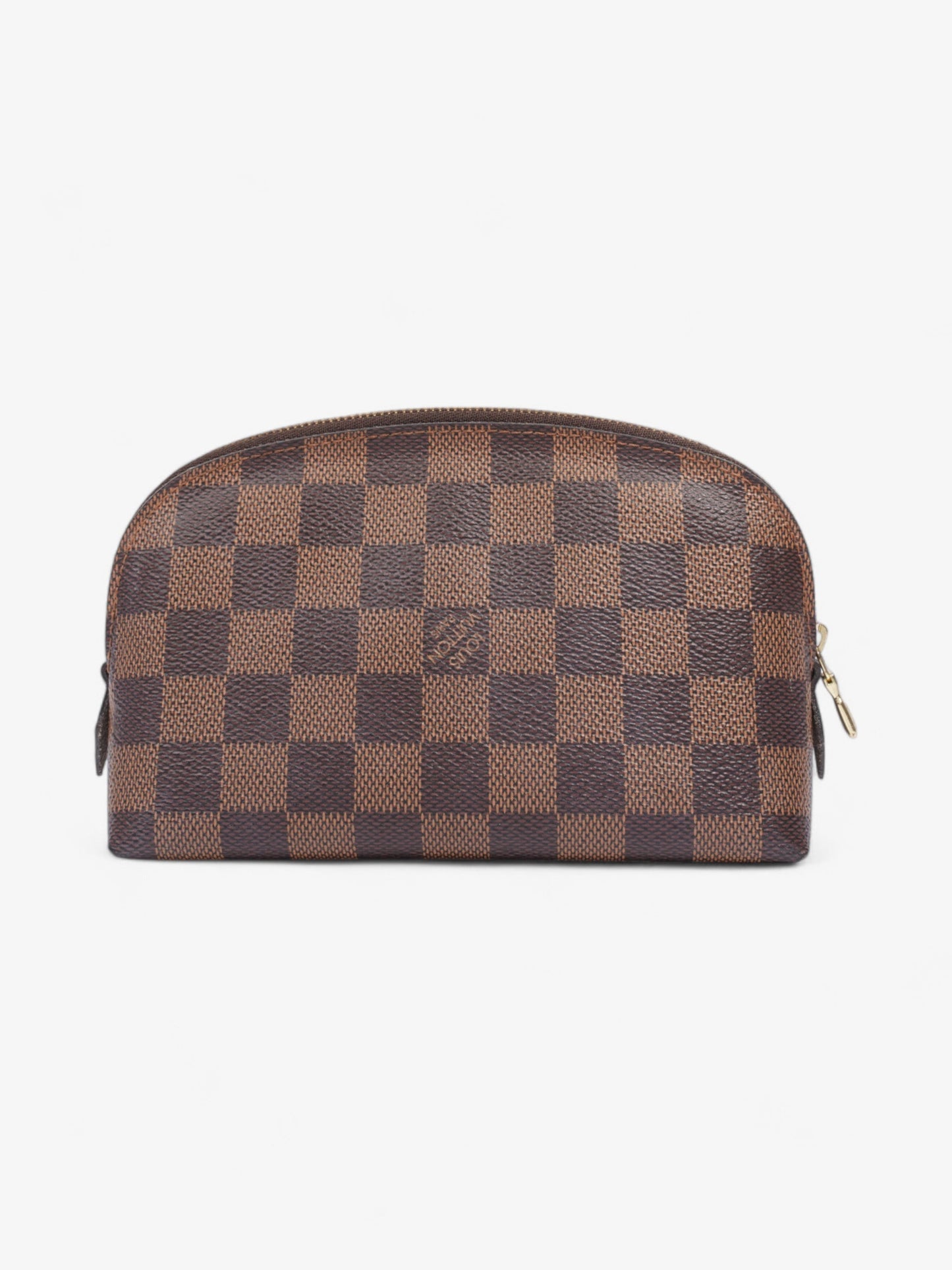 Louis Vuitton Pochette Cosmetic Damier Ebene Coated Canvas