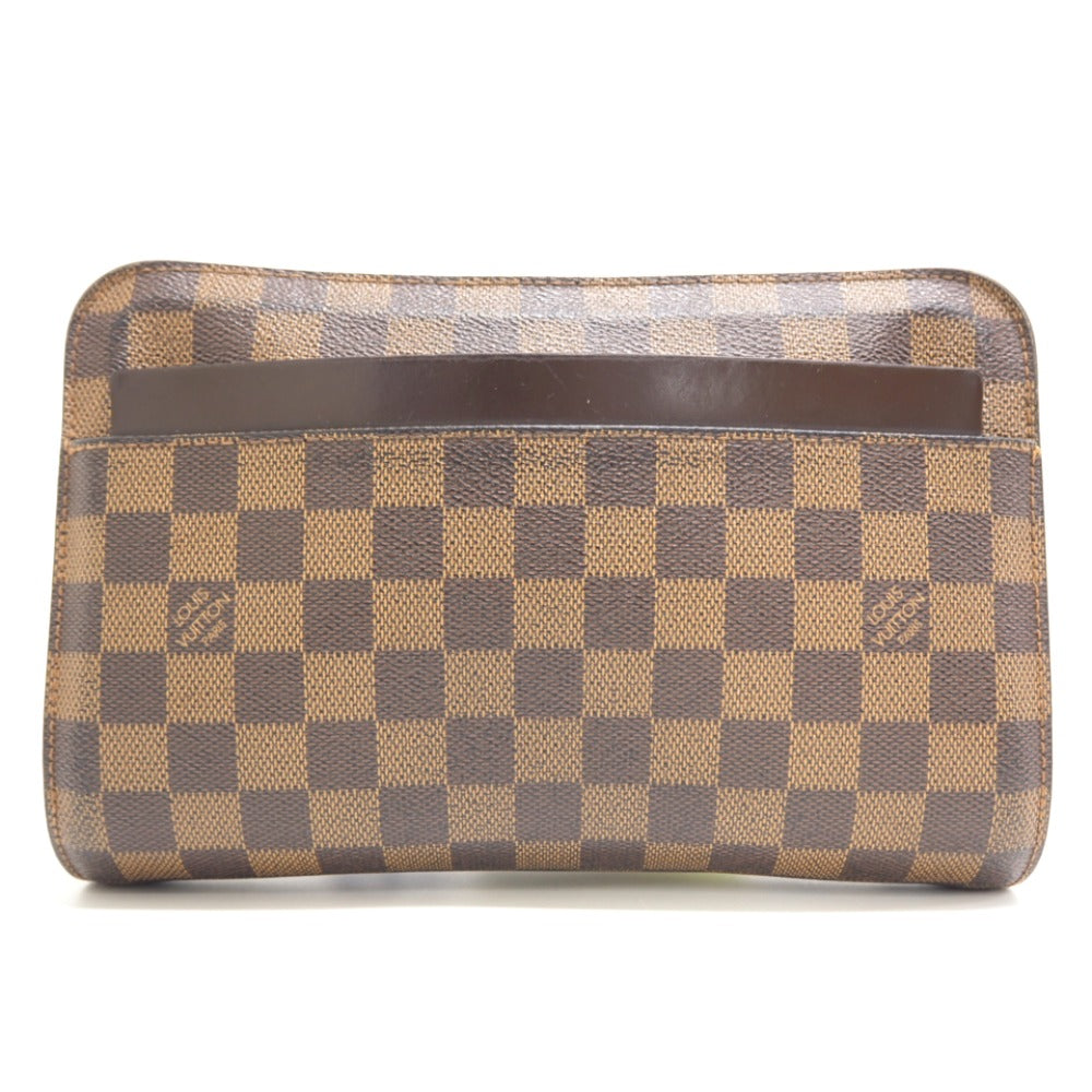 LOUIS VUITTON business bag N51993 leather Brown Clutch bag Damier Saint Louis mens