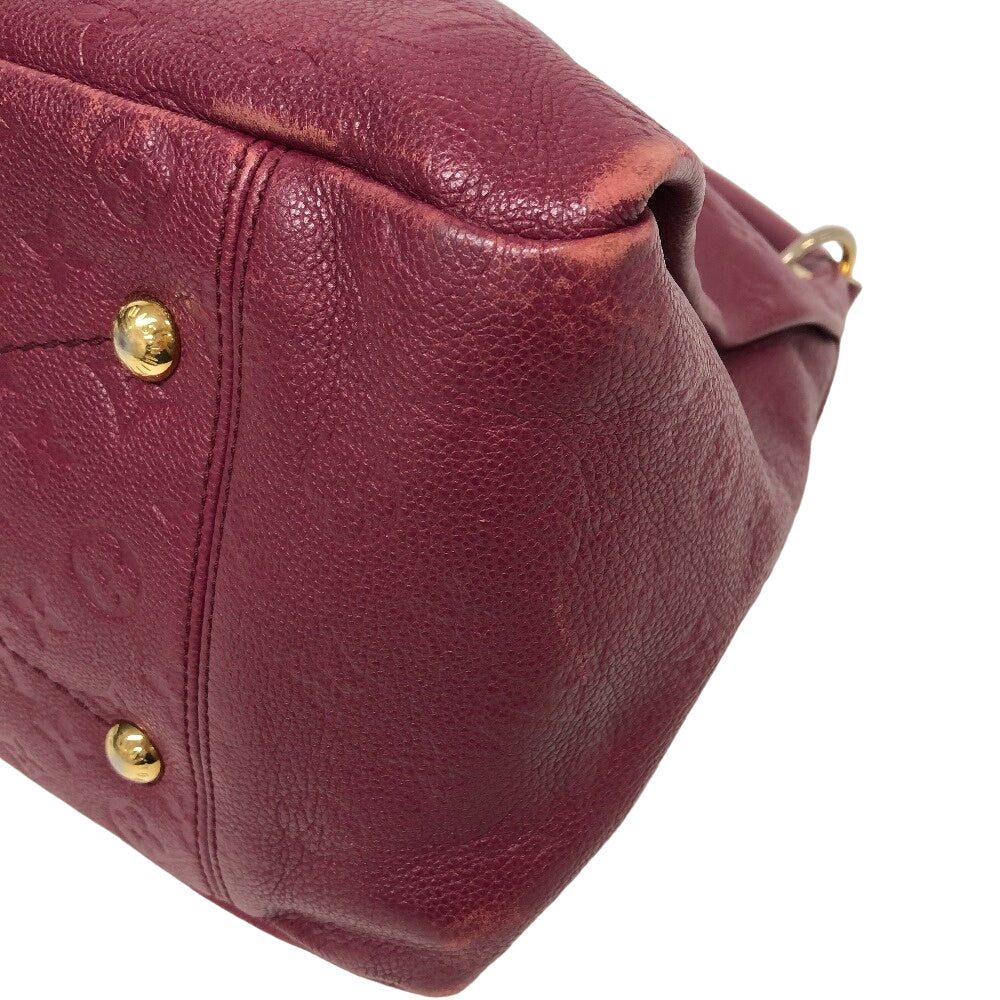 LOUIS VUITTON Handbag leather purple Monogram Ann Platt ArtsyMM Women