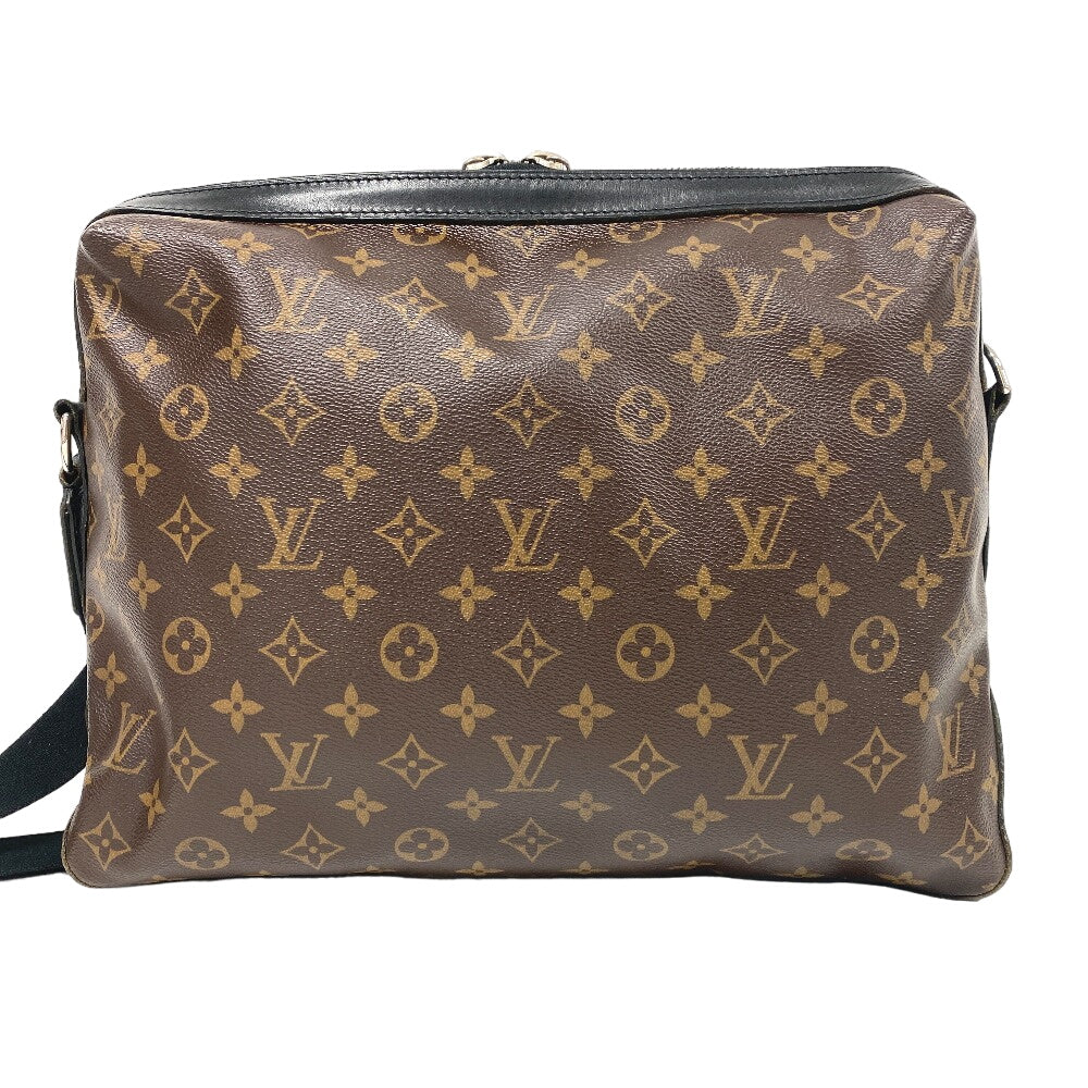 LOUIS VUITTON Shoulder Bag leather Brown Monogram macacer Torres